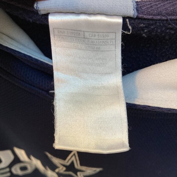 Dallas Cowboys NFL Authentic RBK Pullover Hoodie Sweatshirt Size L/XL - Picture 7 of 8